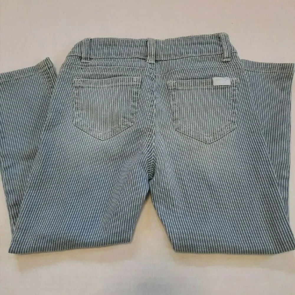 Seven7 Girls Pinstripe Straight Jeans 7